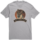 German Shepherd Wonderful World T-Shirt - FREE shipping