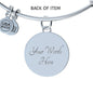 Dachshund Colorful Luxury Bangle with Pendant - Engravable!