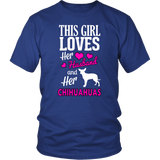This Girls Loves Husband and Chihuahuas Shirt