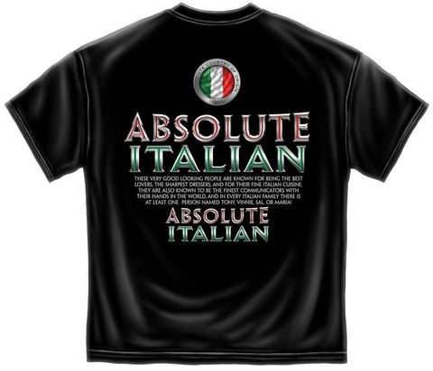Novelty Shirt - Absolute Italian