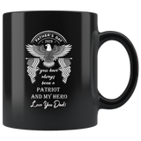 Father's Day 2020 Patriot and Hero Coffee Mug