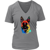 German Shepherd Shirt - German Shepherd Love Colorful
