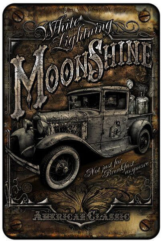 Novelty Shirt - Moonshine Truck Sign