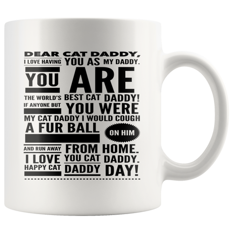 Cat Daddy Love You Coffee Mug